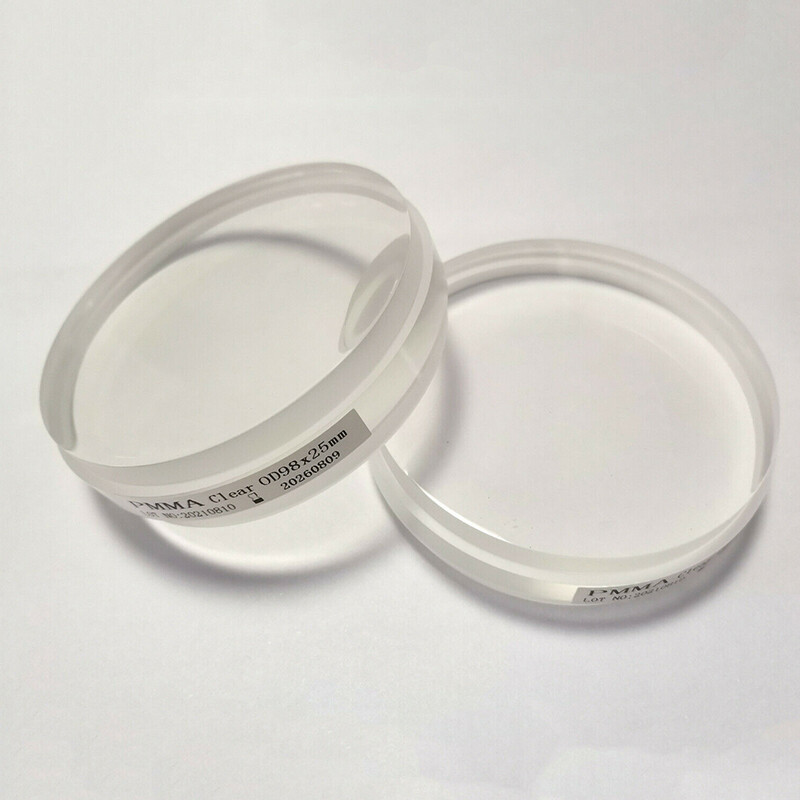 Transparent Dental 98mm Blank PMMA Blocks Wieland CAD/CAM Milling Discs – 5Pcs
