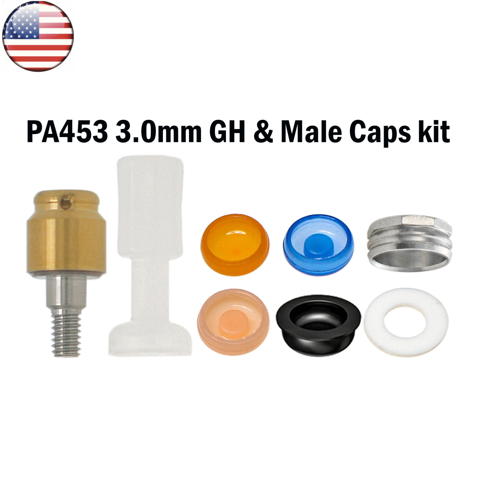 US Dental Locator Abutment Male Cap Implant Tool fits Zimmer PAØ4.5mm Removable