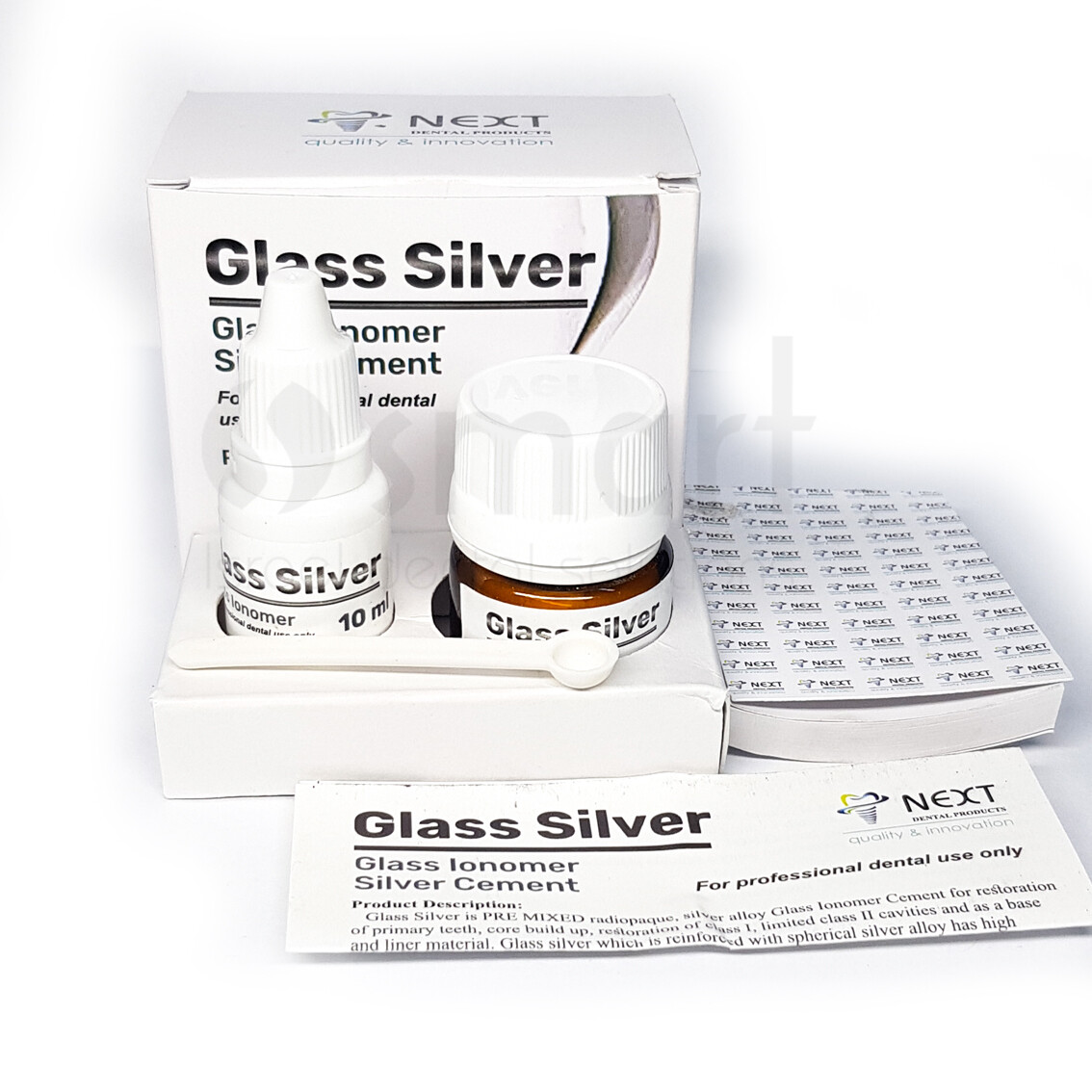 LOTx3 Glass Silver Reinforced Glass Ionomer Cement powder liquid strong 15g+10m