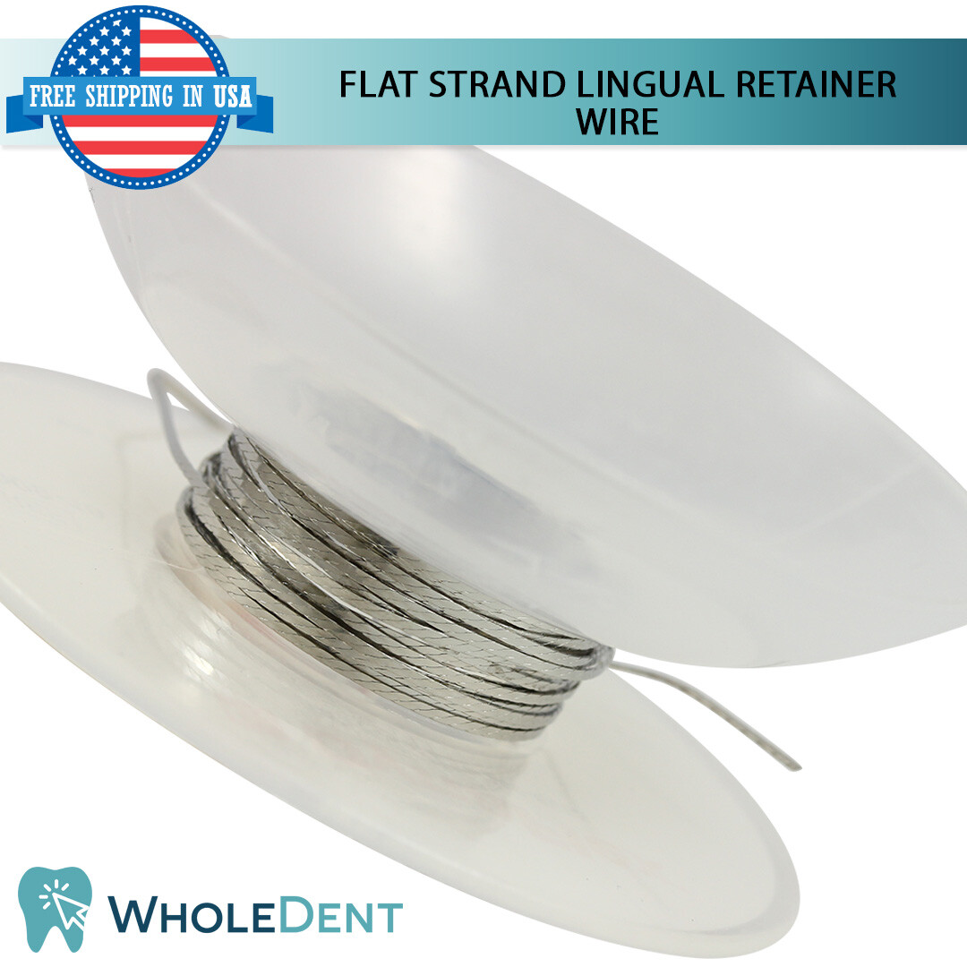 Orthodontic Dental Flat Strand Lingual Retainer Wire .010″x.028″ DynaFlex