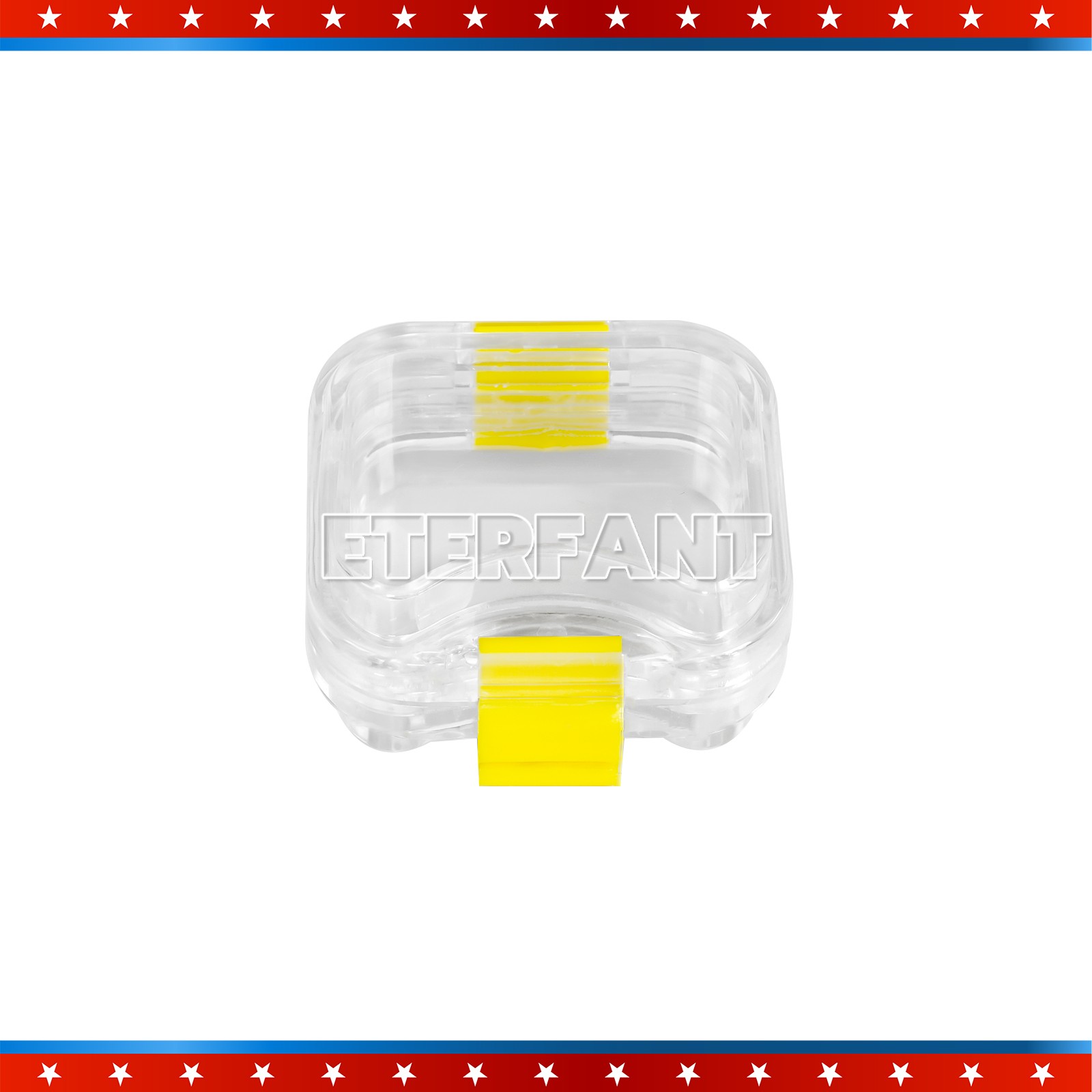 ETERFANT 500pcs Dental Bridge and Crown Pillow Box with Membrane Latch Storage