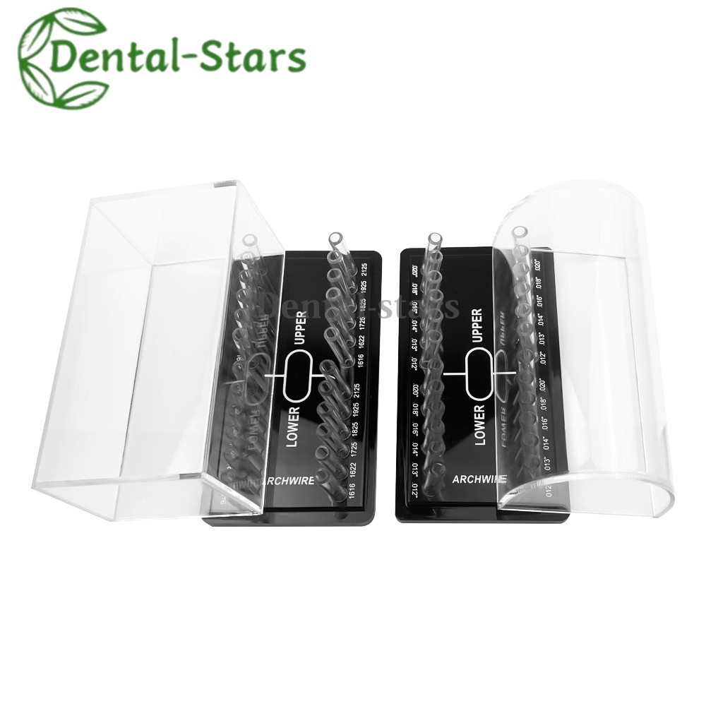 1x Dental Orthodontic Arch Wire Holder Power Chian Acrylic Organizer Storage Box