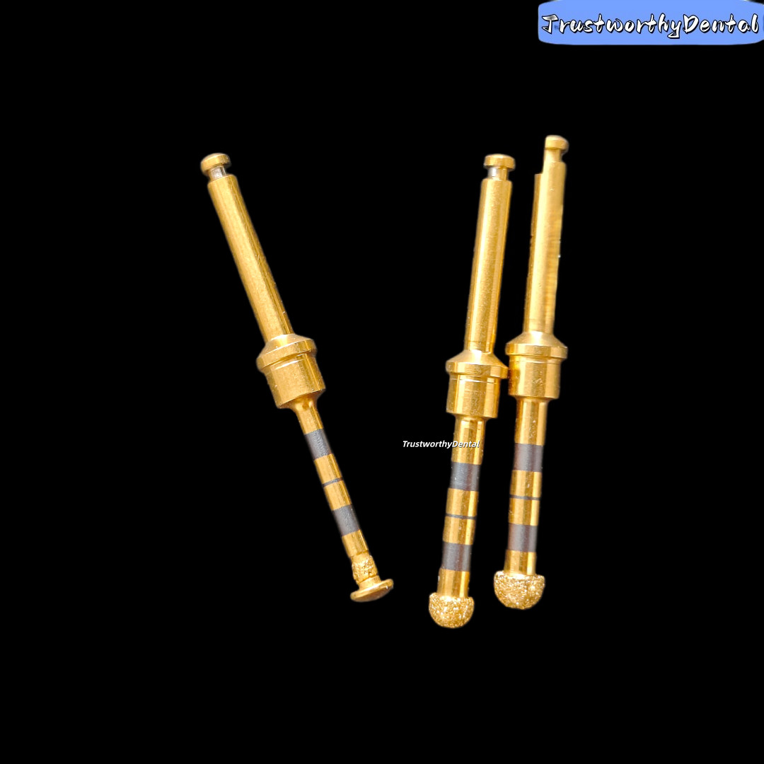 Dental Implant Sinus Lift Drills Diamond Coated Lateral Reamer Bur Golden