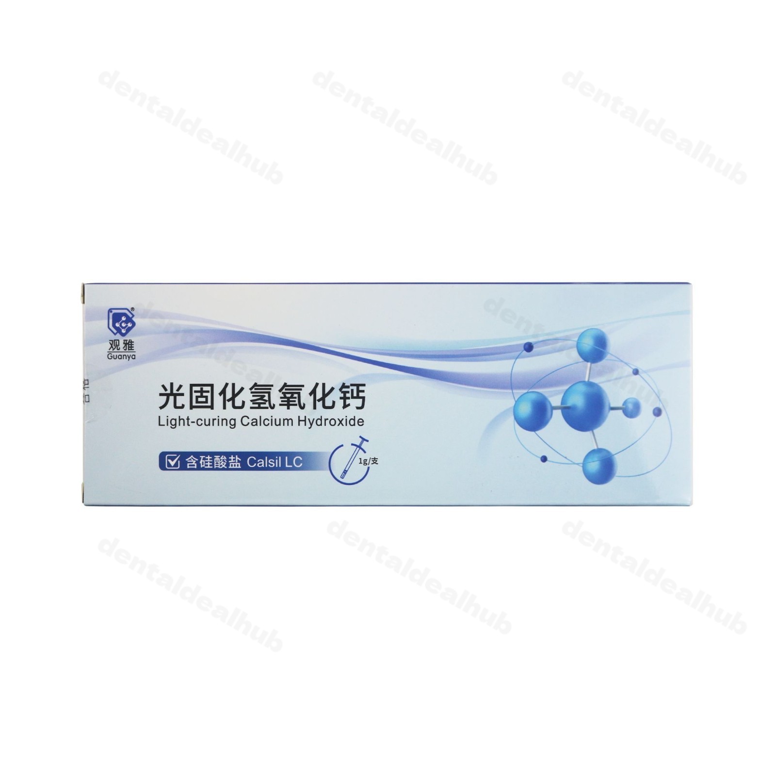 Guanya Light Cure Calcium Hydroxide Base 1g Syringe Silicate