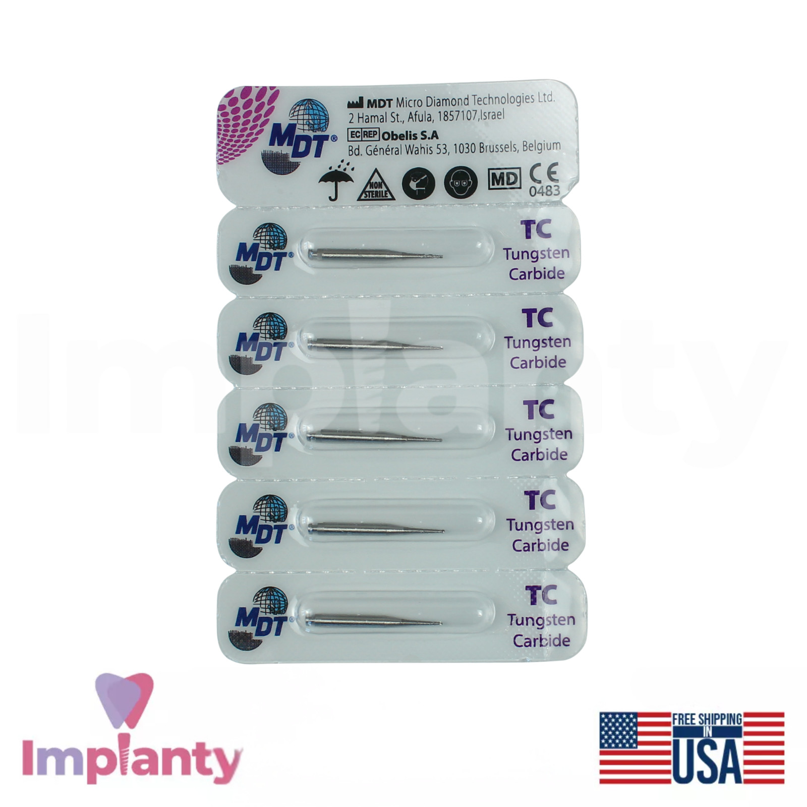 MDT Round RA Carbide Tungsten Burs End0 Procedures Precise & Efficient Cutting