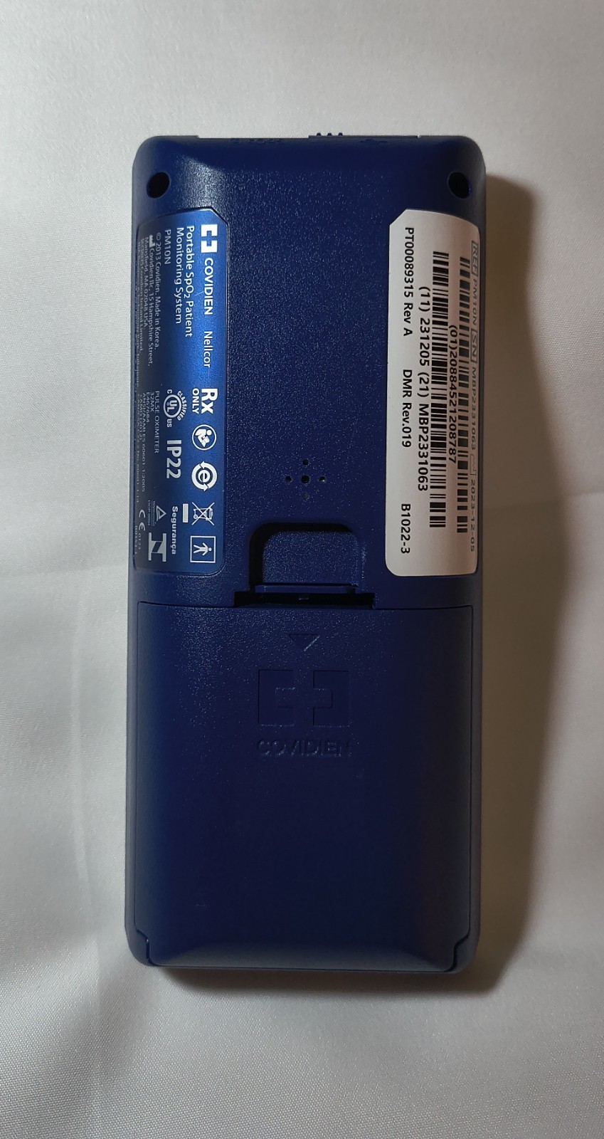 Covidien Nellcor Portable SpO2 Patient Monitoring System * PM10N