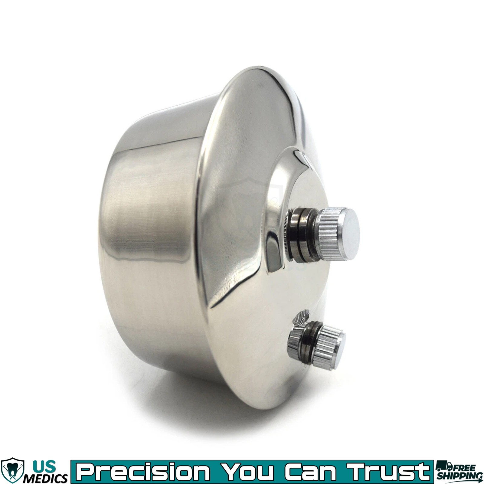 Stainless Steel Spirit Lamp Alcohol Burner 8cm Lab Heating Bunsen Flame Tool New