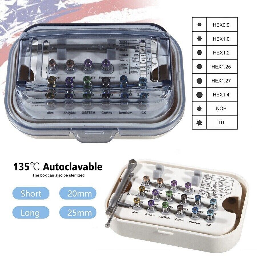 Universal Implant Instrument Prosthetic Restoration Hand Driver SD Instruments