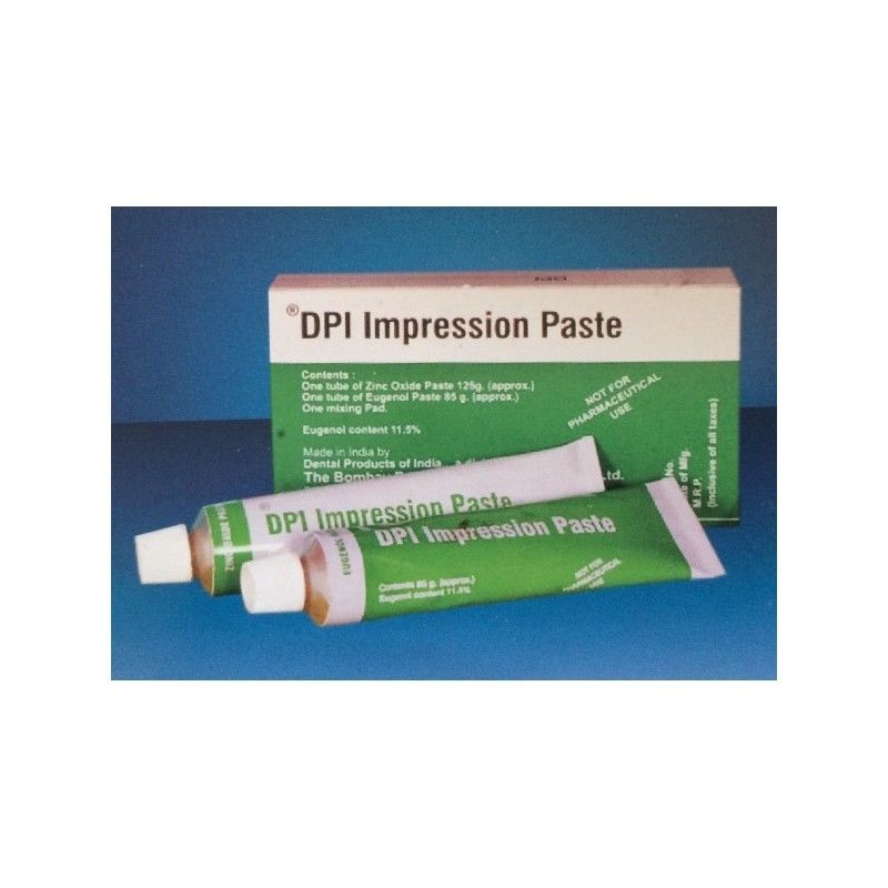 DPI Zinc oxide Impression Paste for complete denture wash impressions