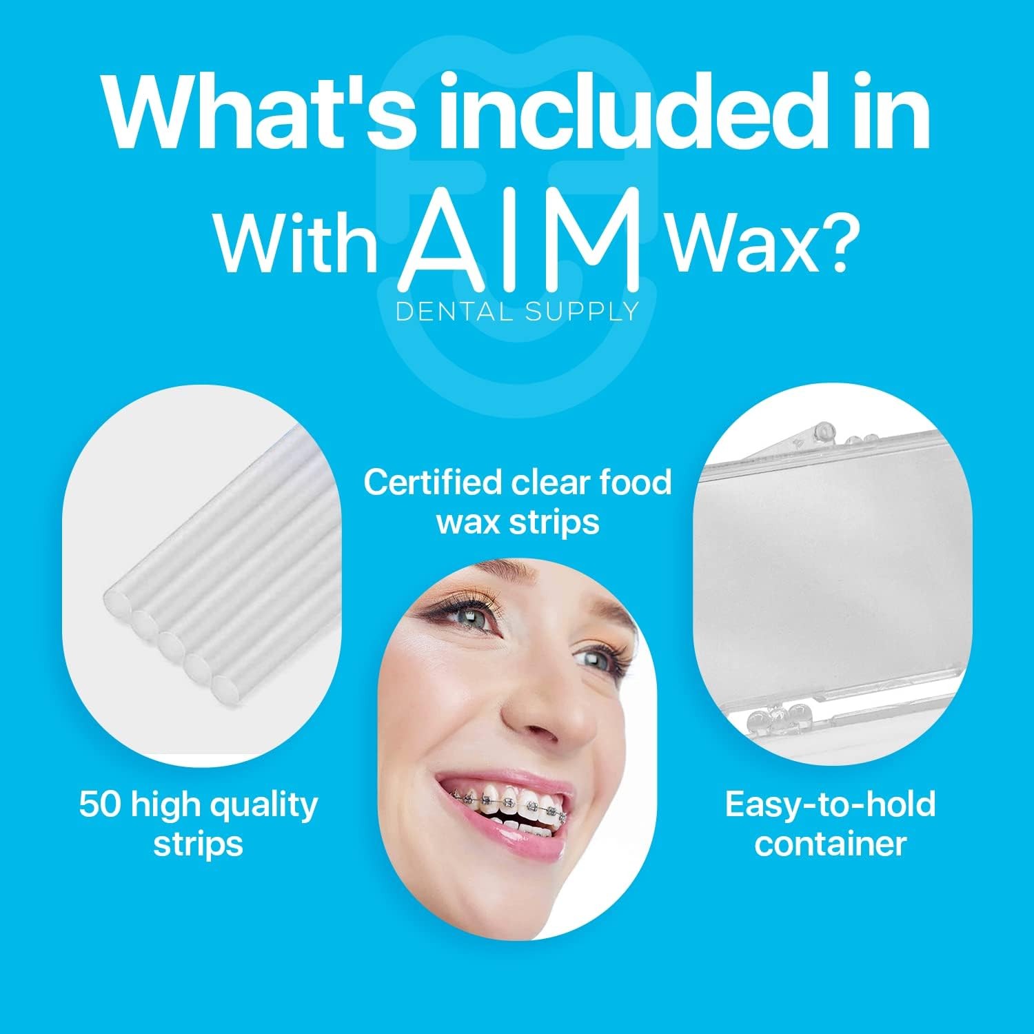 AIM Orthodontic Wax for Braces & Aligners – Dental Care Solution,…