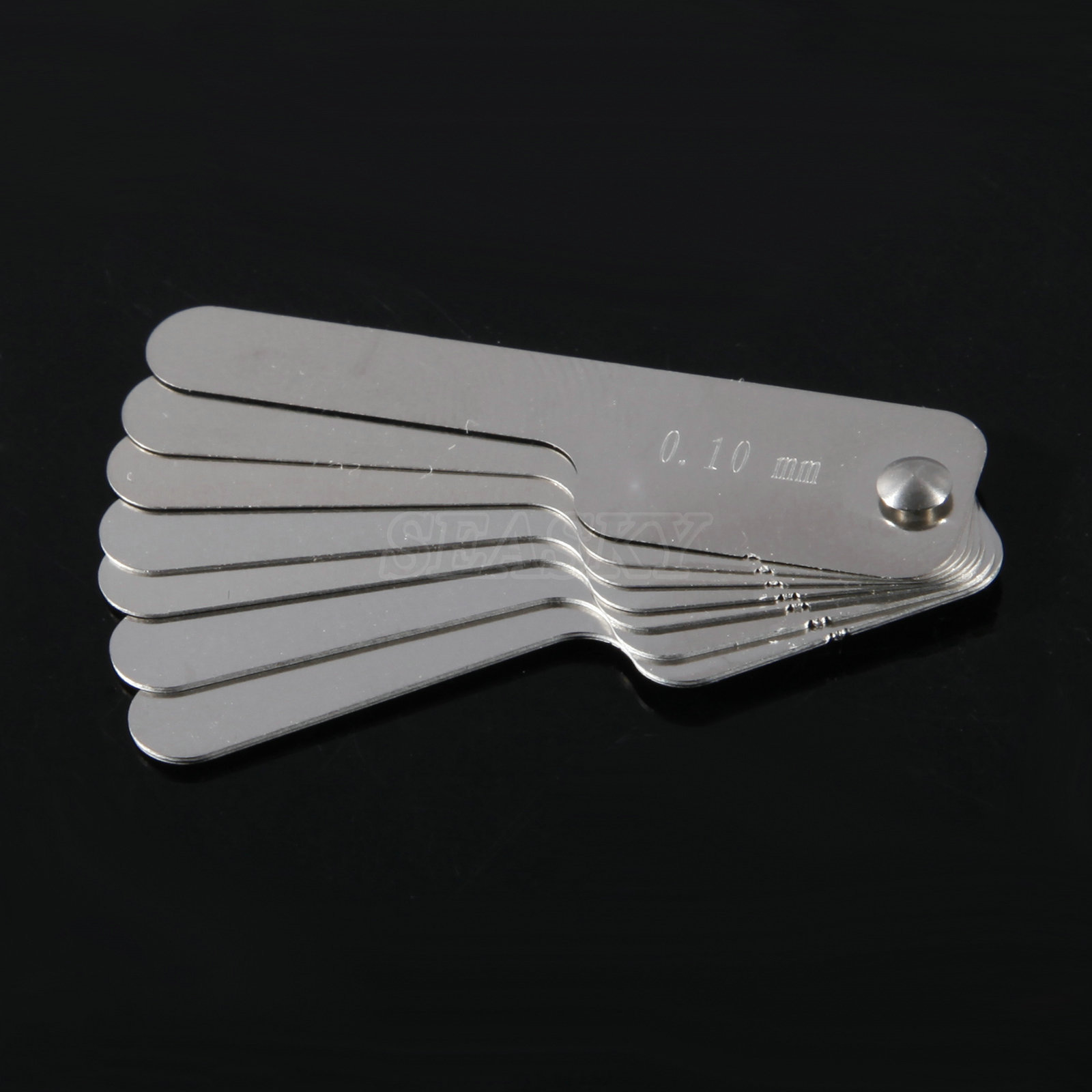7 pcs Dental Ortho Interproximal Ruler Reduction IPR Gauge Reciprocating 0.1-0.5