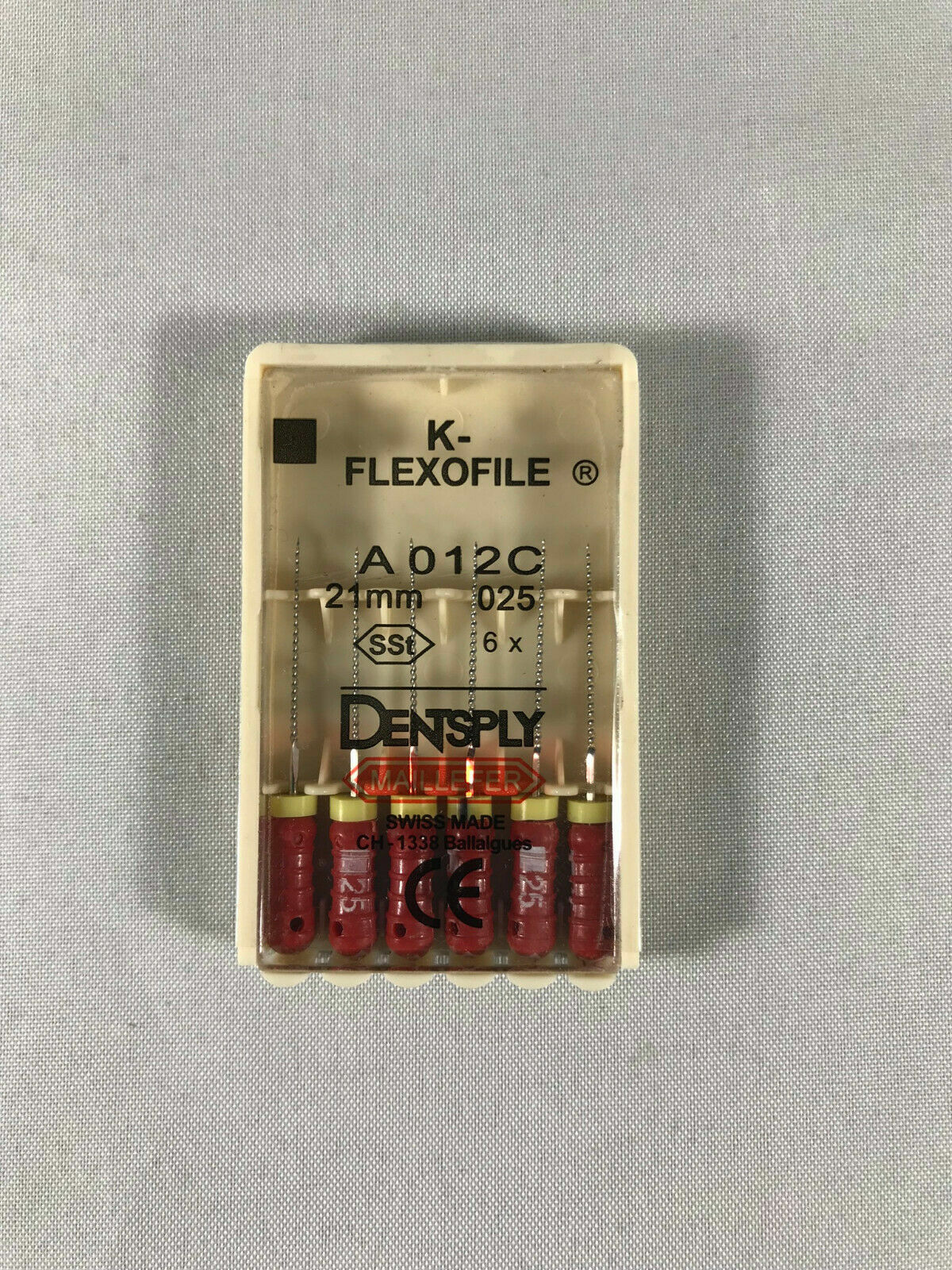 Dentsply Maillefer K-Flexo SS file Endodontic 21mm All sizes 30 files/pk