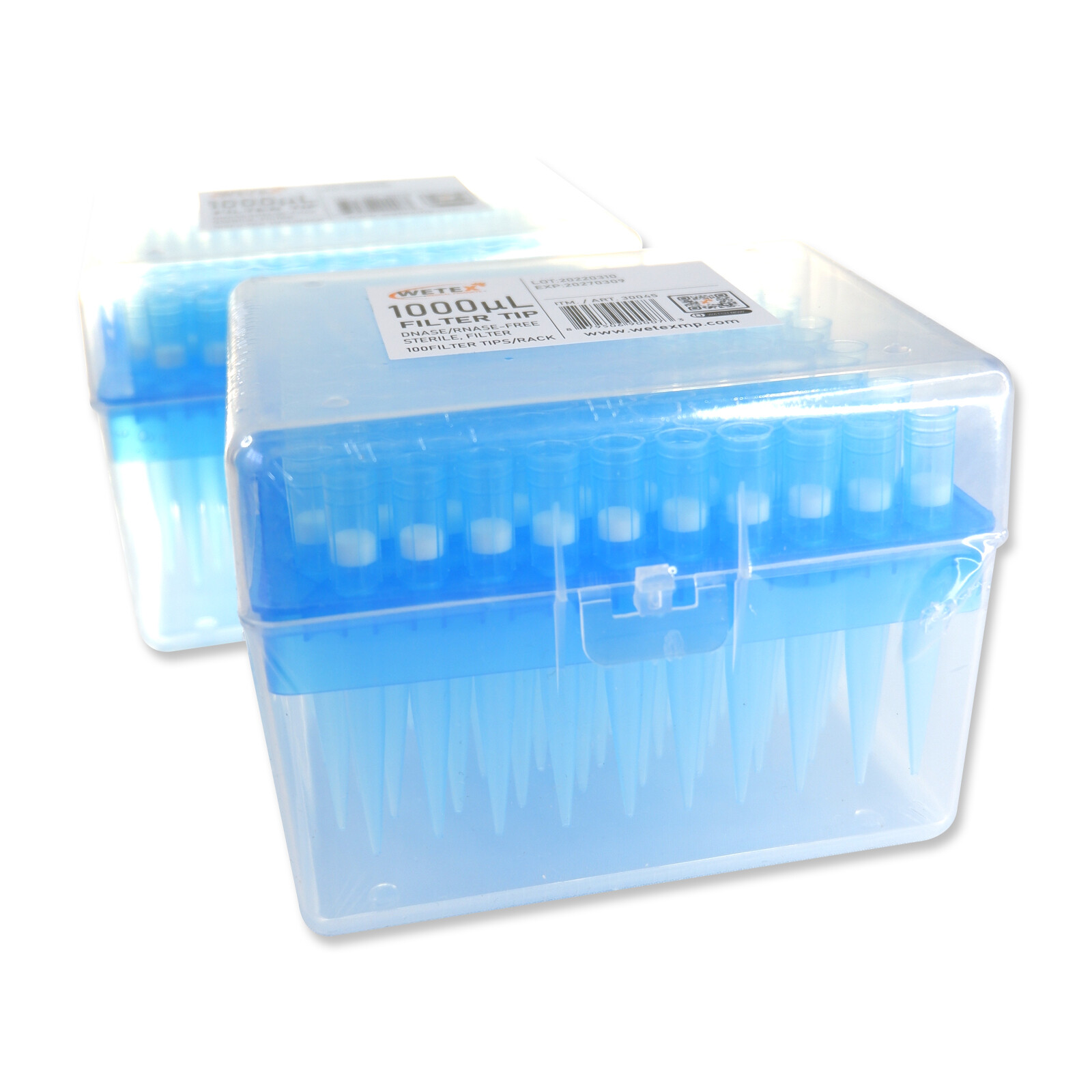 STERILE LOW RETENTION FILTER PIPETTE TIPS: 1000uL EXP 3/27