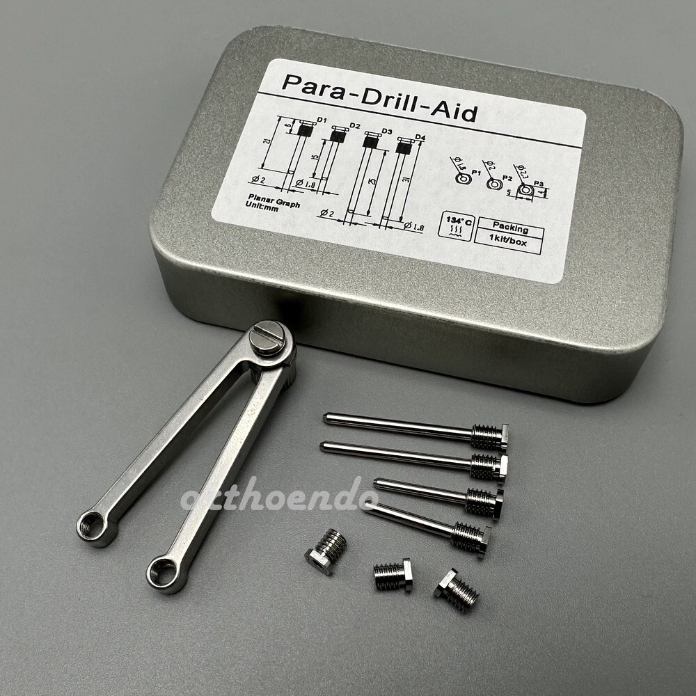 Parallel Implant Drill Guide Pins Dental ITI Para Drill Aid Position Sleeves Kit