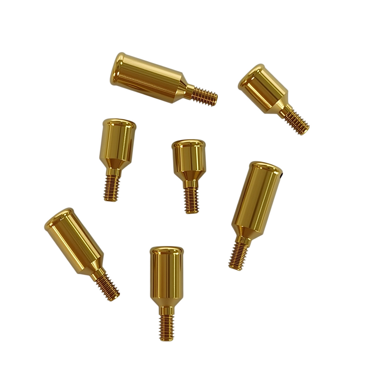 Dental Locator Abutment Male Cap kit fits to Alpha-bio platform SP GH1-6mm