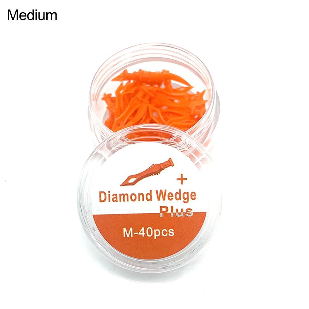 Dental Diamond Wedges Sectional Matrix System Plastic Daptive Interdental Teeth