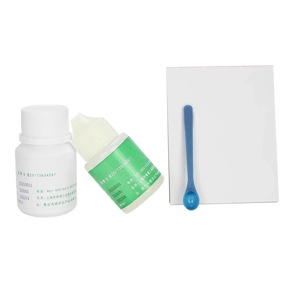Dental Cement Tooth Repair Cavity Teeth Glue Filling Fixation Powder Liquid Set