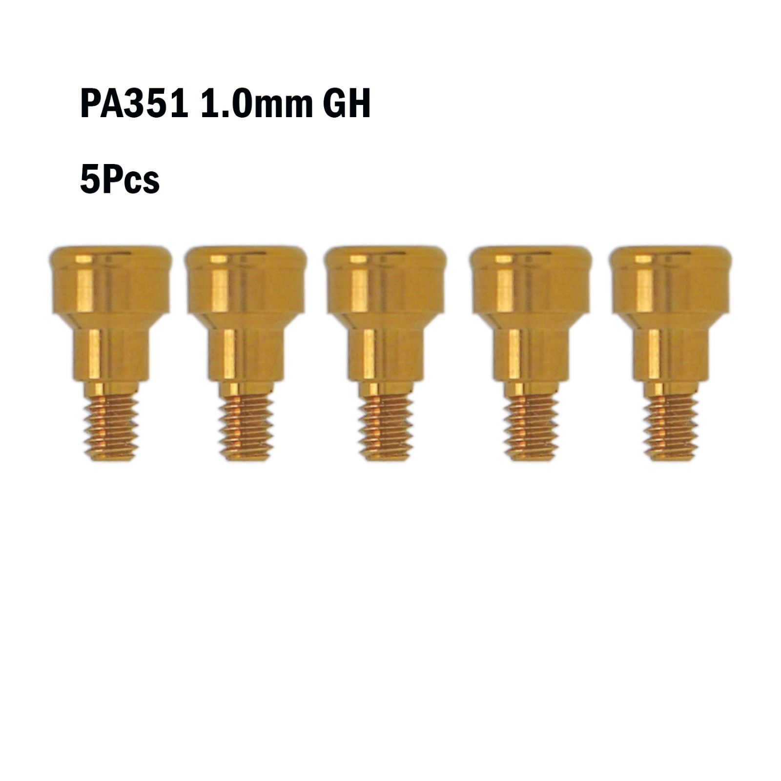US Dental Implant Locators Male Cap Screw-Vent 1.0mmGH Ø3.5mm For Zimmer Adin
