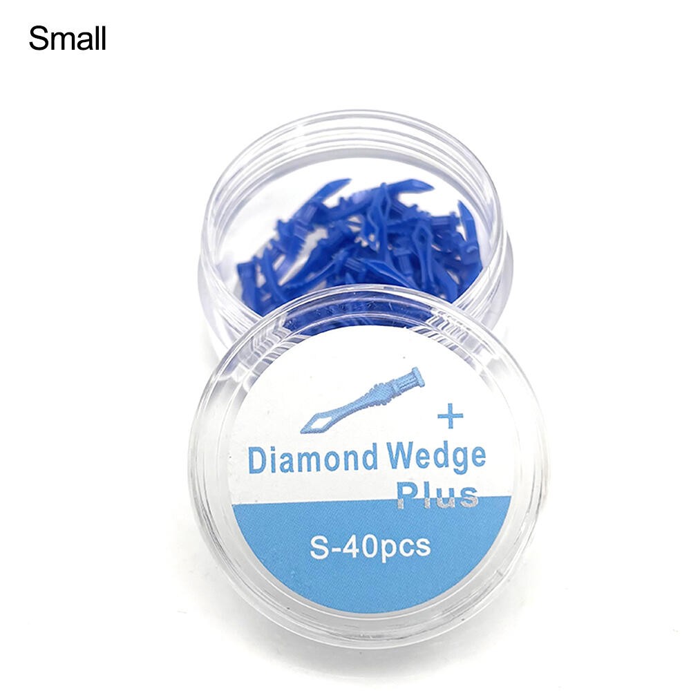 Dental Diamond Wedges Sectional Matrix System Plastic Daptive Interdental Teeth