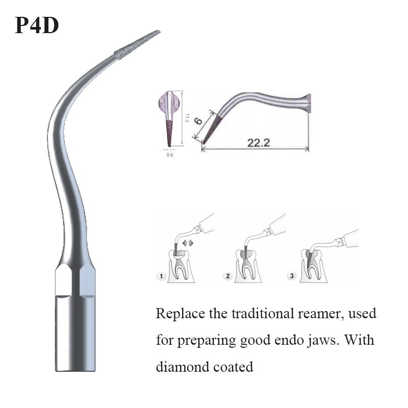 Dental Ultrasonic Scaler Tips Scaling Endo Perio Tips Fit EMS Woodpecker Handle