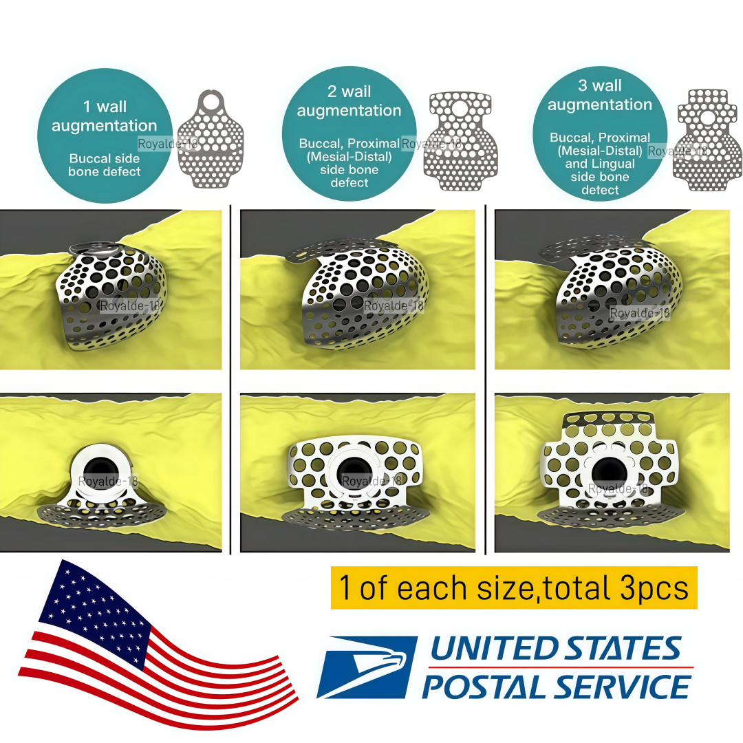GBR Bone Incremental Titanium Mesh Membrane Implant Dental Regeneration Plates