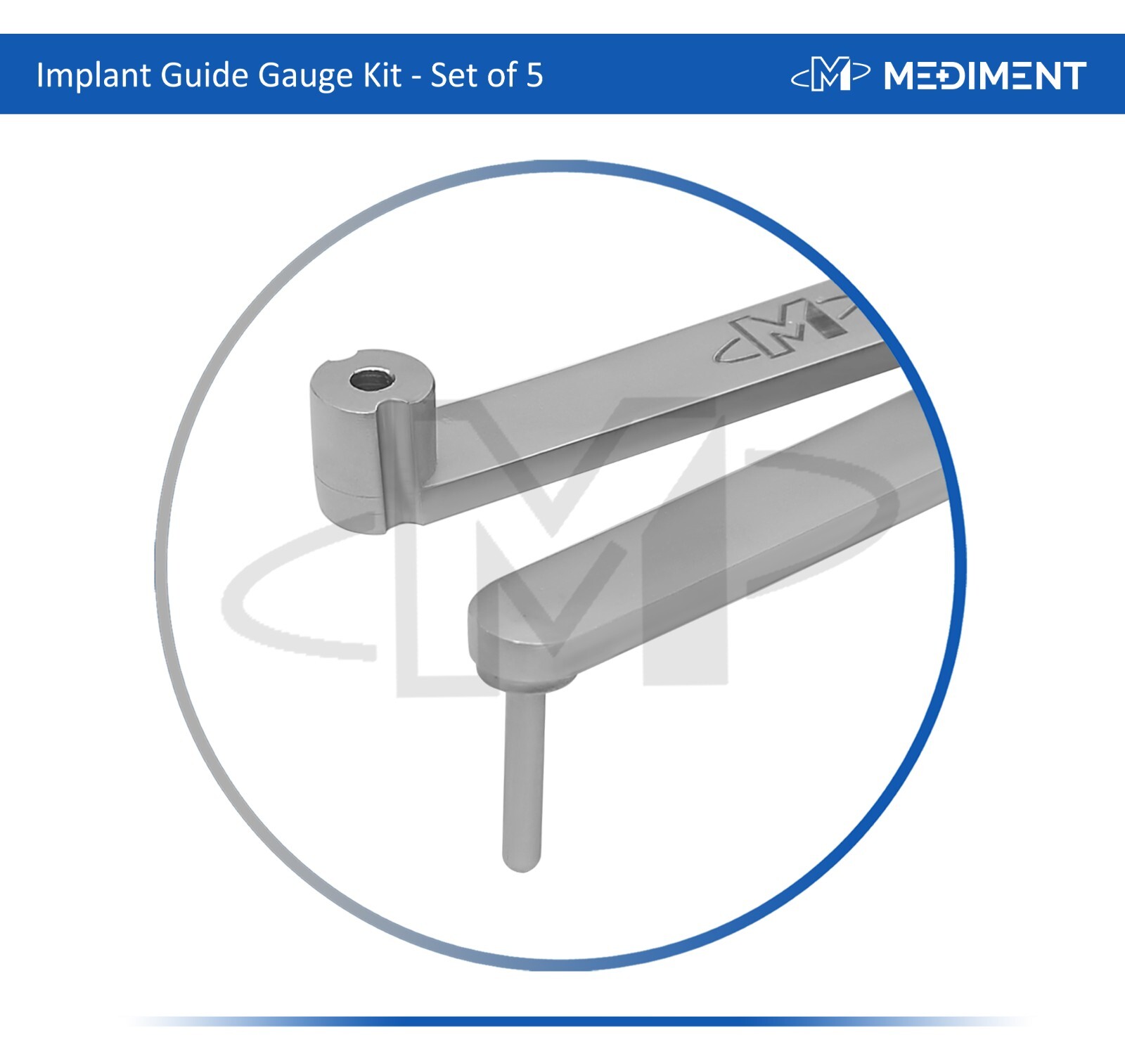 Dental Power Implant Guide Kit 5 PCs Set Extension Easy Alignment Complete Kit