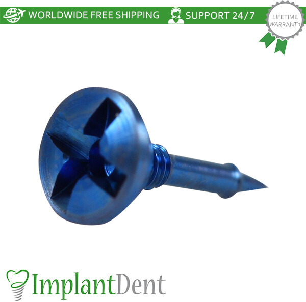 10 Bone Tac Screws 5.0mm + Applicator Guided Bone Regeneration Dental GBR System