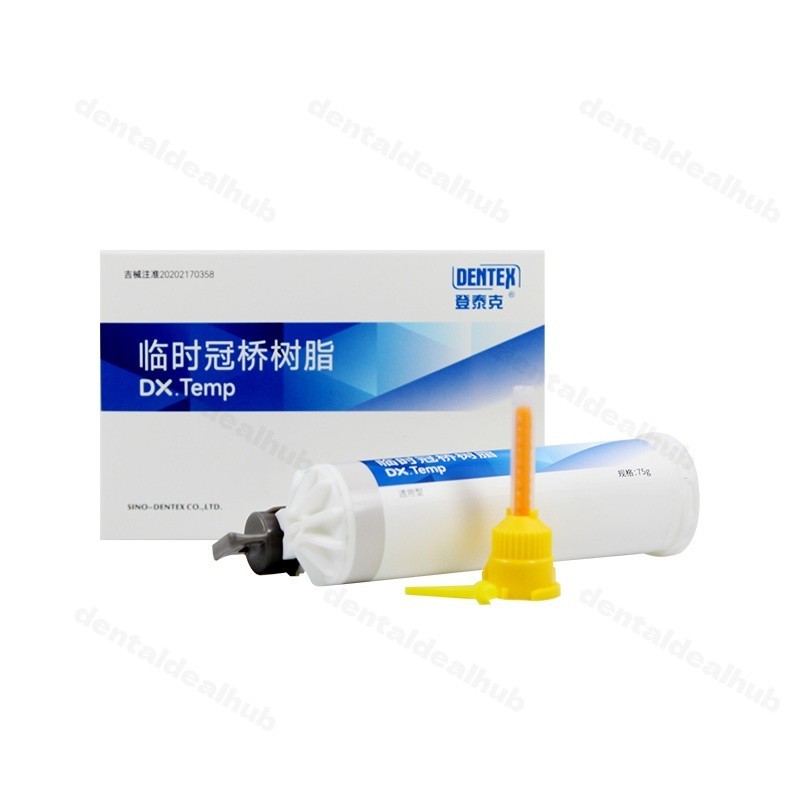 DENTEX DX.Temp Crown Bridge Material 75g A2 A3 Self Curing