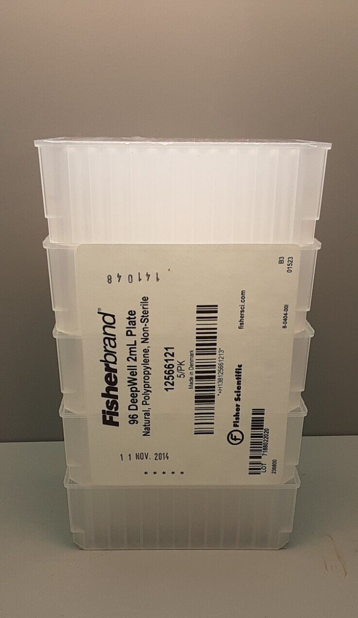 THERMO SCIENTIFIC 2mL DEEP 96WELL PLATE (sealed 5 PK) 12566121