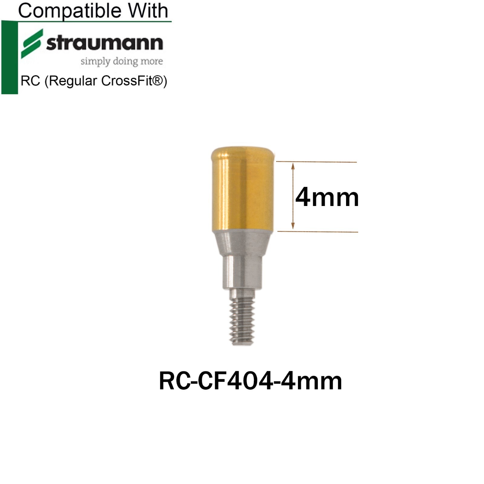 For ITI Straumann Implant Locator Abutment NC/RC 3/4/5mm Male Cap Tool Removable