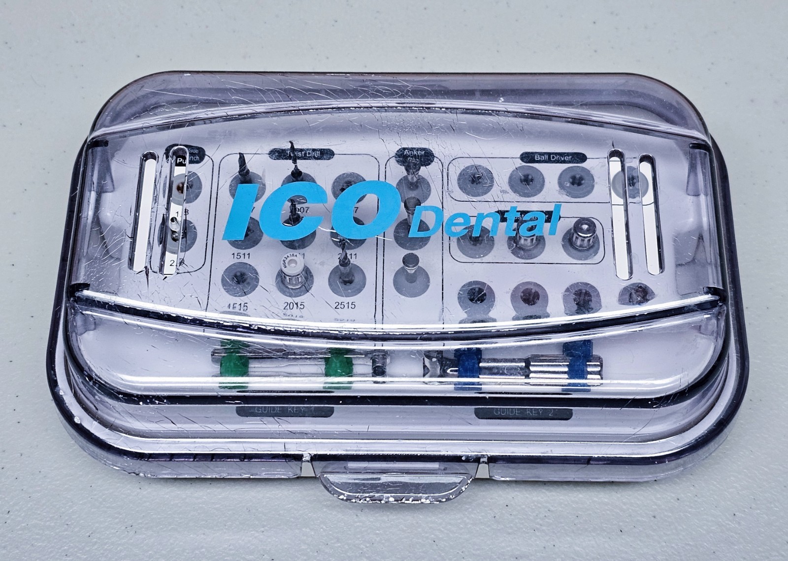 ICO Dental Implant Guide Surgical Kit, Incomplete, Sold As Is, List #B