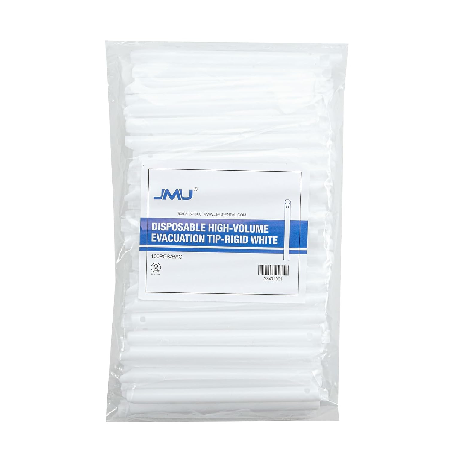 100Pcs Dental HVE Suction Tips, Dental Evacuation Tips, High Volume Evacuator Ti