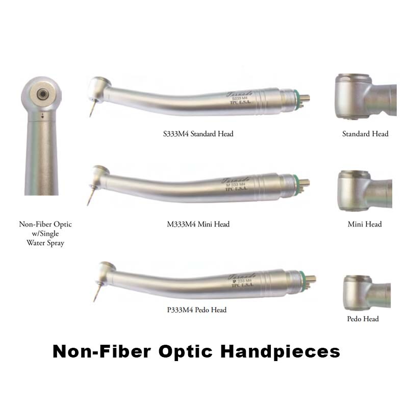TPC Dental Non-Fiber Optic Handpieces (Standard Back End)(Single Water Spray)