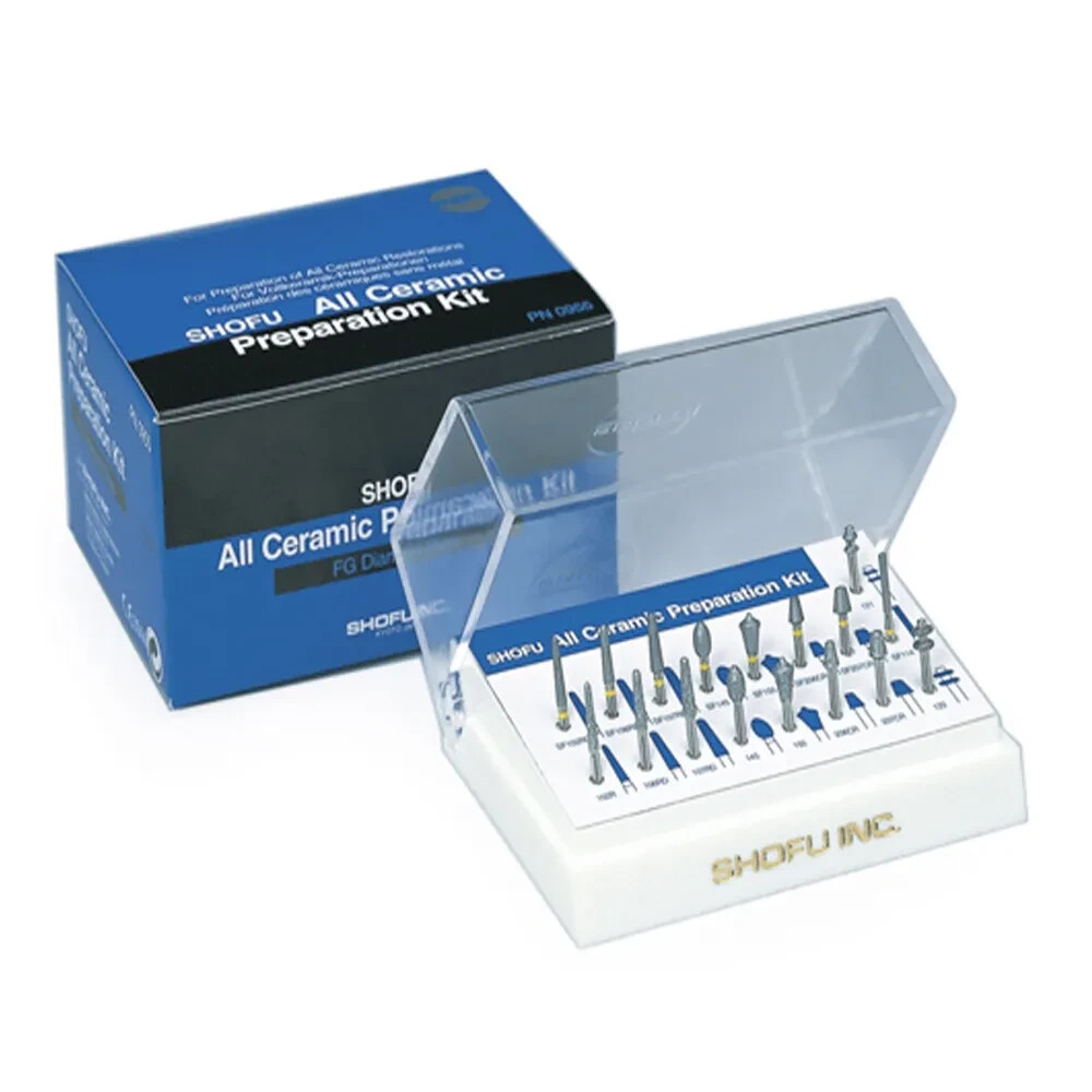 Shofu All Ceramic Preparation Kit same as picture expactdite shipping
