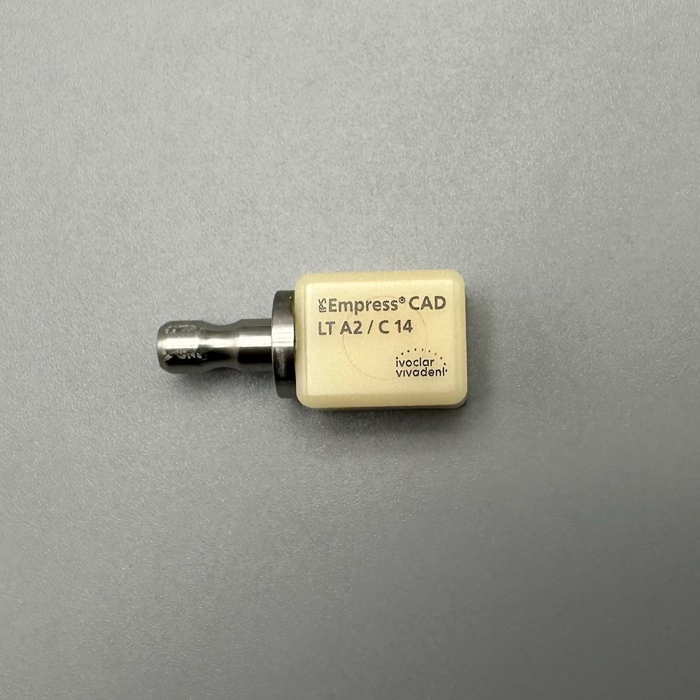 C14 Emax Dental LT A2/C14 Glass Ceramic Lithium Dislicate CAD Cerec Blocks 5Pcs