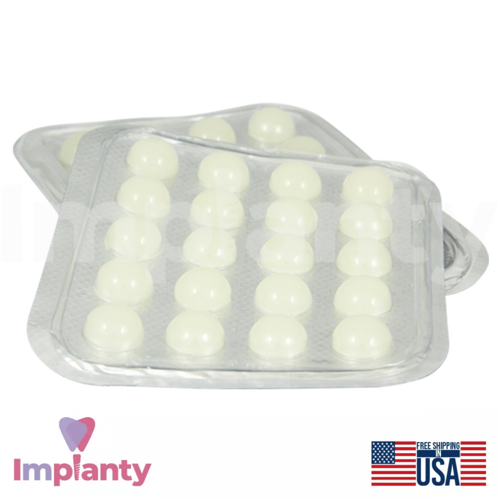 Morelli Dental Brackets Wax Clear Color Pleasant Mint Flavor Instant Relief