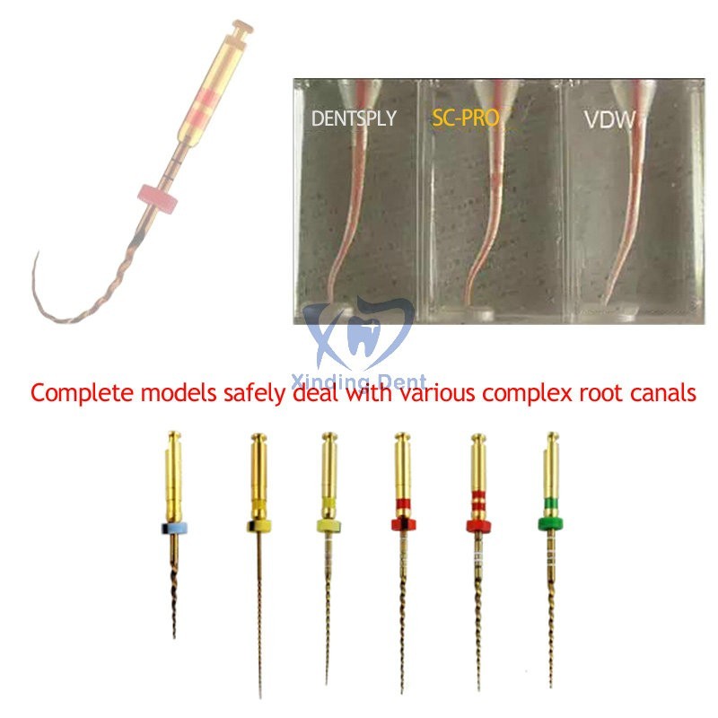 21/25mm SOCO SC PRO Dental Endo Rotary Files Heat-activated Nickel Titanium File