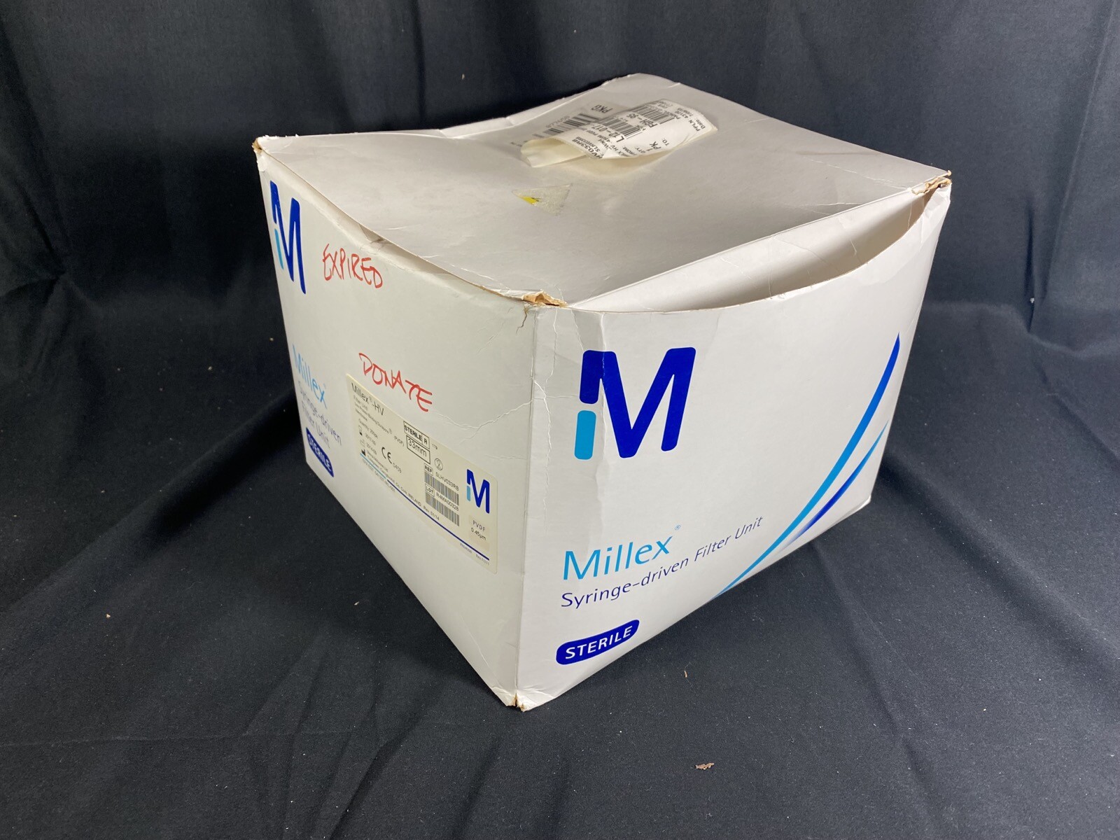 MILLIPORE PVDF .45µm Hydrophilic Millex-HV Filter Unit SLHV033RB (150/pk)