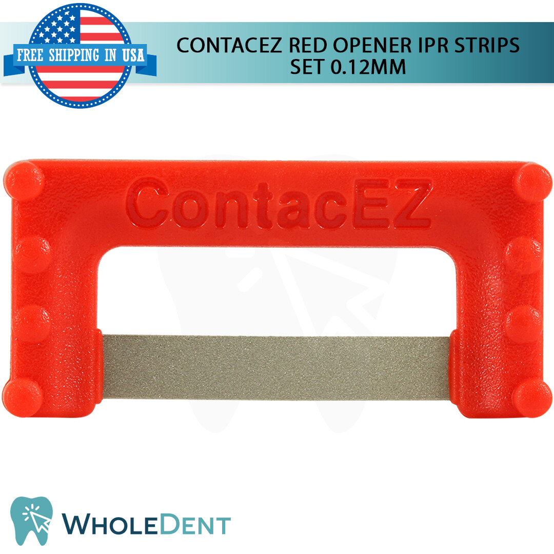 ContacEZ Red Opener IPR 8 Strips Dental Orthodontic Interproximal Reduction