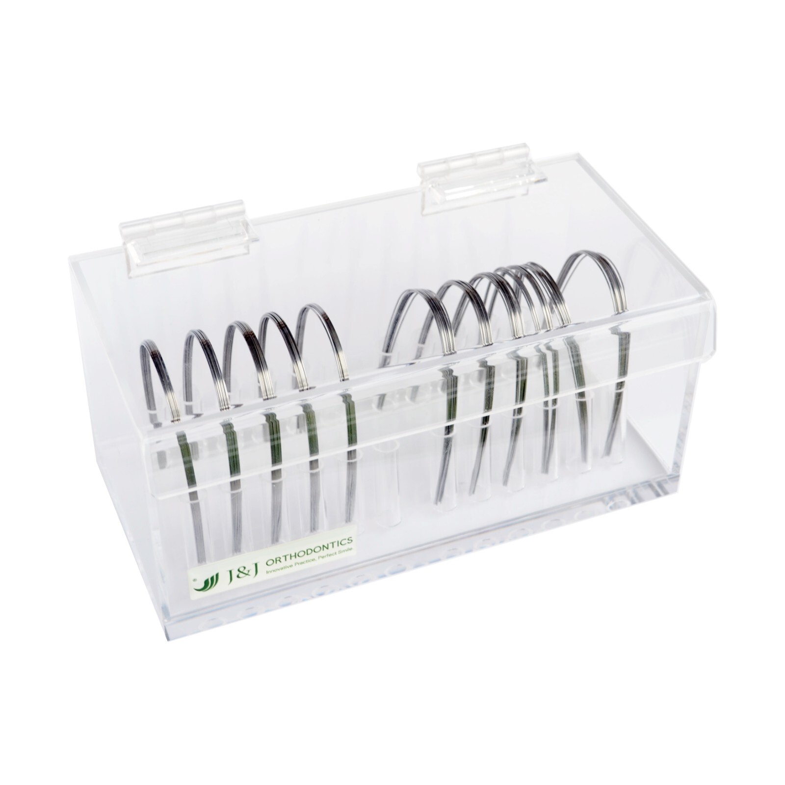 J&J Ortho™ Arch Wire Box Holder / Organizer with Hinged Cover