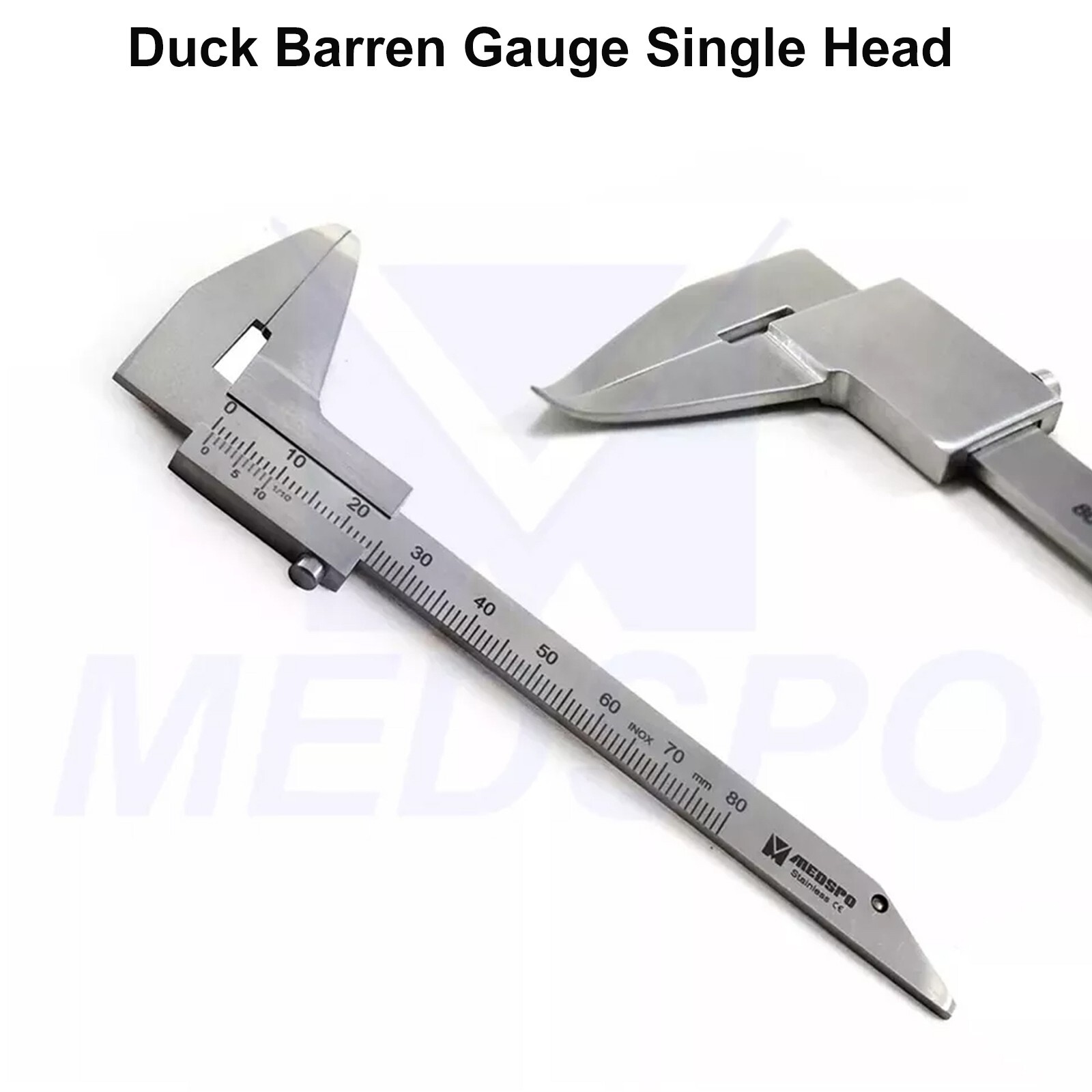 Orthodontic Barren Duck Gauge Teeth Size Measuring Dentist Lab Instruments CE