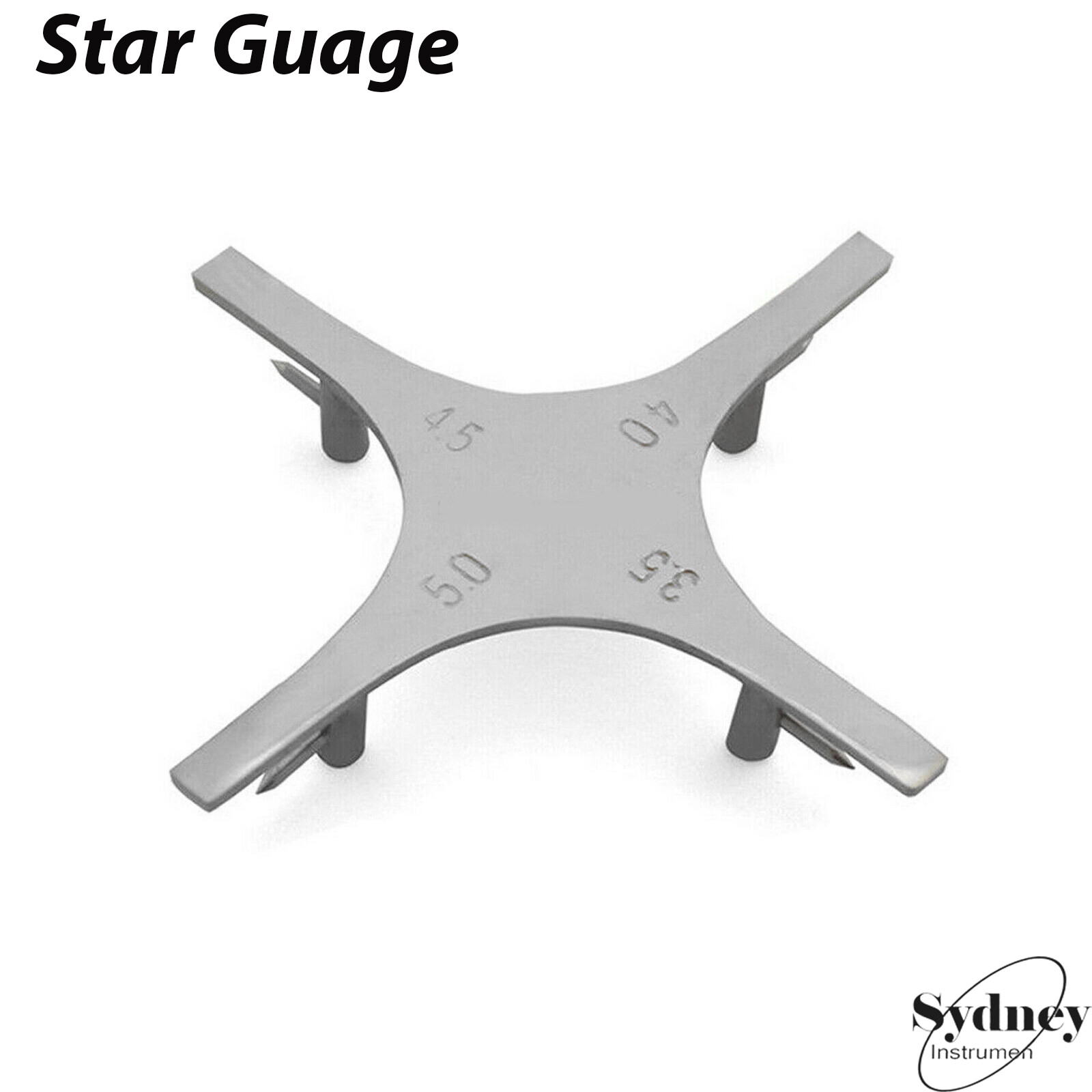 Orthodontic Bracket Positioning Star Like Gauge Laboratory Instruments