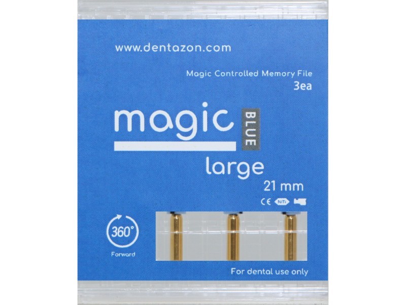 Endodontic Magic Blue Root Canal File 1 box (3EA.) 21mm,25mm,31mm