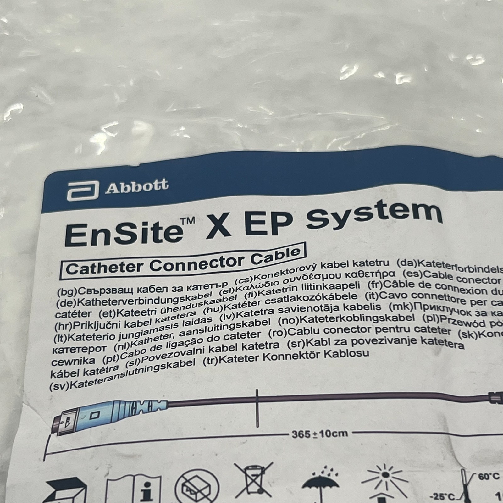 ABBOTT D-ENS-AVSE-6-CBL ENSITE X EP SYSTEM CONNECTOR CABLE 2027