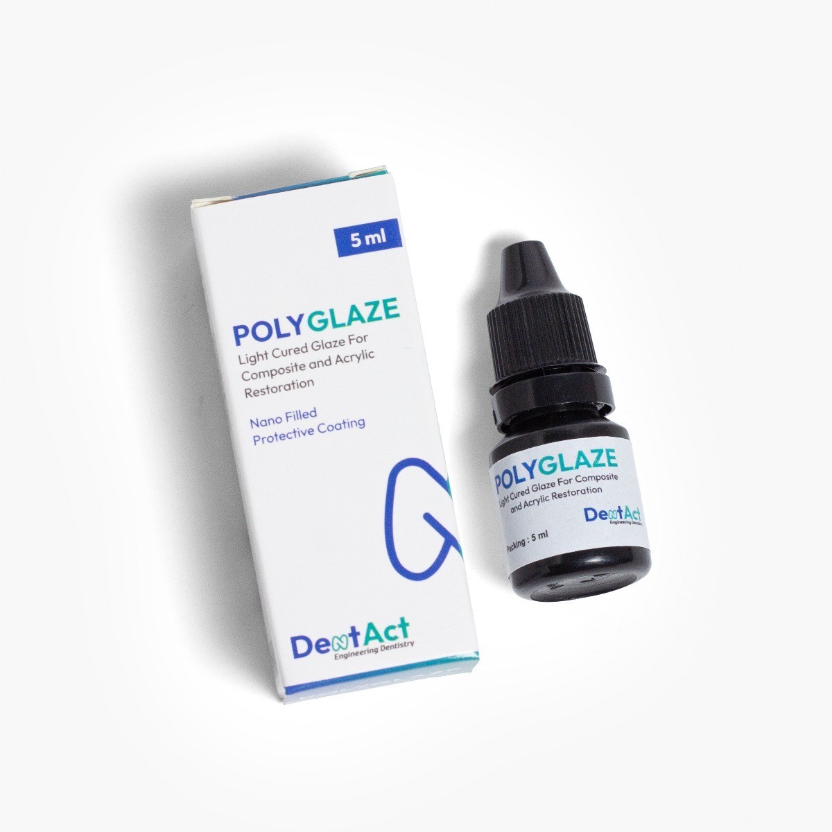 DentAct PolyGlaze Light Cure Glaze Composite & Acrylic Restoration