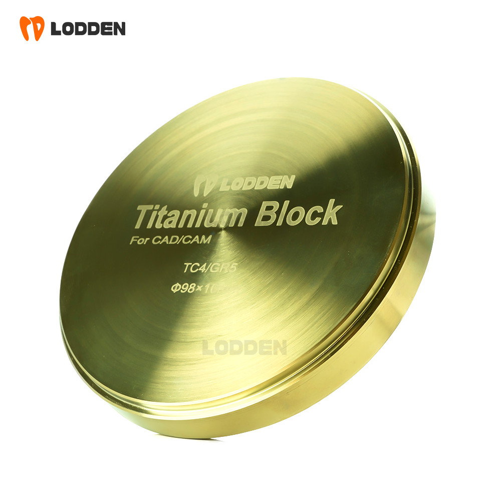 Dental Lab Alloy Titanium Metal Disc Blocks Square Plate 98mm TA2GR2/TC4GR5