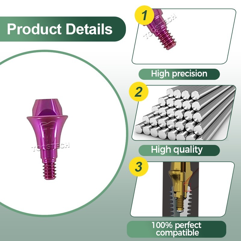 1/4/6/10/20pcs Multi unit straight abutment fits to Straumann BLX RB/WB D4.6mm