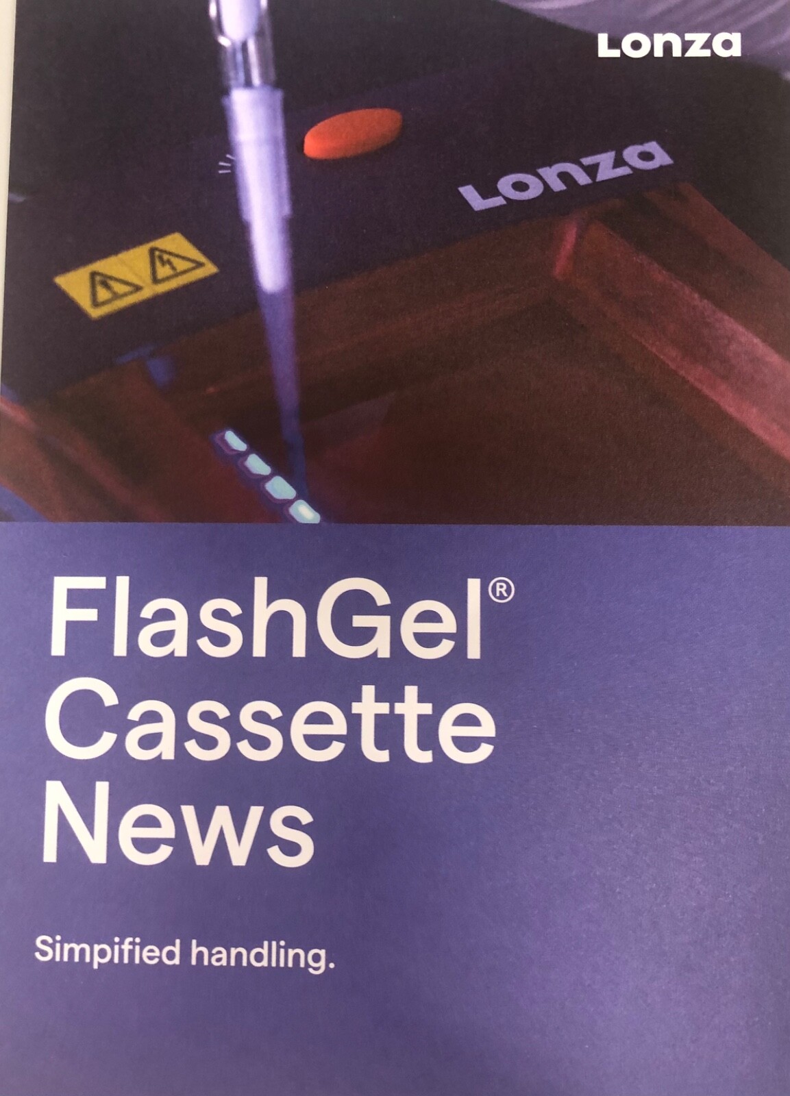 Lonza Flash Gel DNA Cassette 1.2% Agarose, 9/Gels, Expired (MFN#57029)