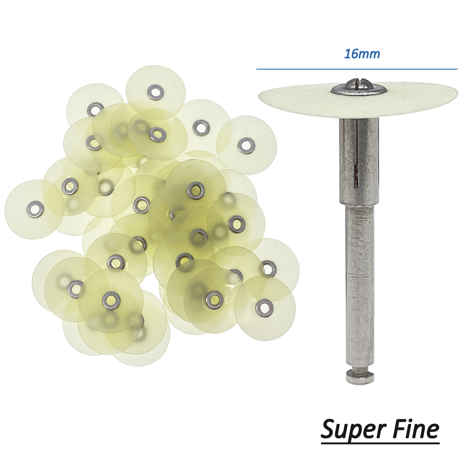 Dental Composite Finishing Polishing Discs SOFLEX 16mm / Mandrel