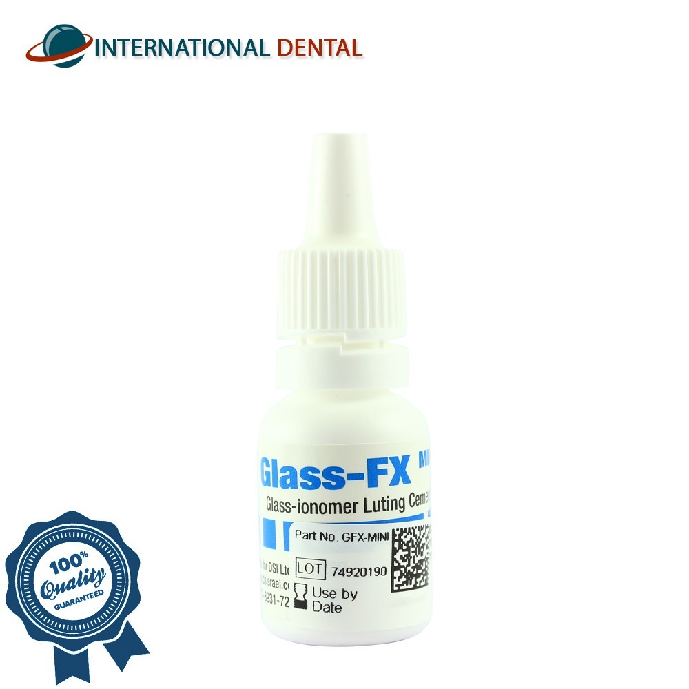 Dental Restorative Glass Luting Self Cure Permanent Cement With Mixing Pad